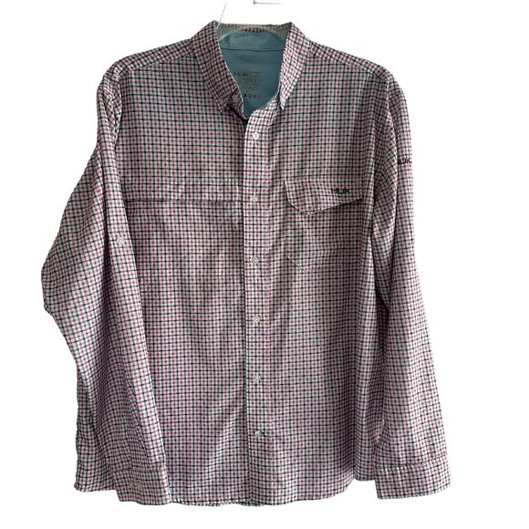Huk Other - Huk Tide Men's Point Long Sleeve Shirt Size L Outdoor Boating Fishing 30+UPF